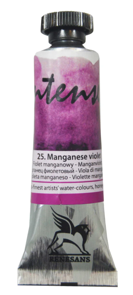 25 manganese violet renesans intensewater watercolour paint
