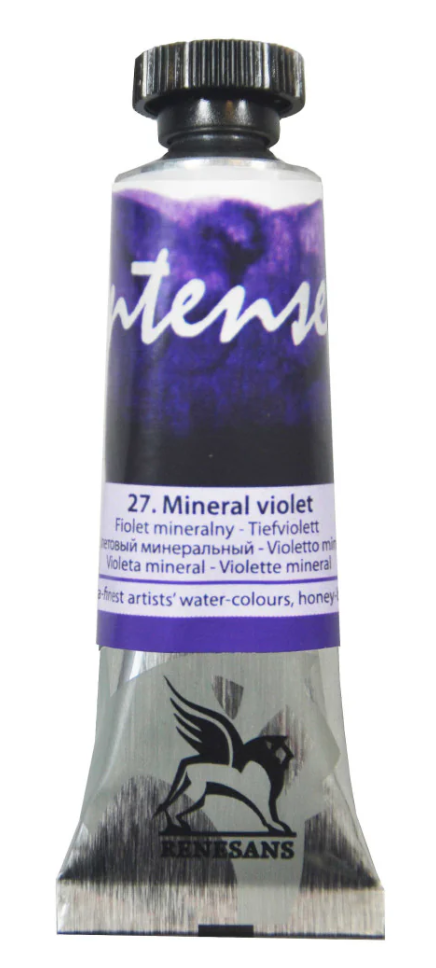27 mineral violet renesans intensewater watercolour paint