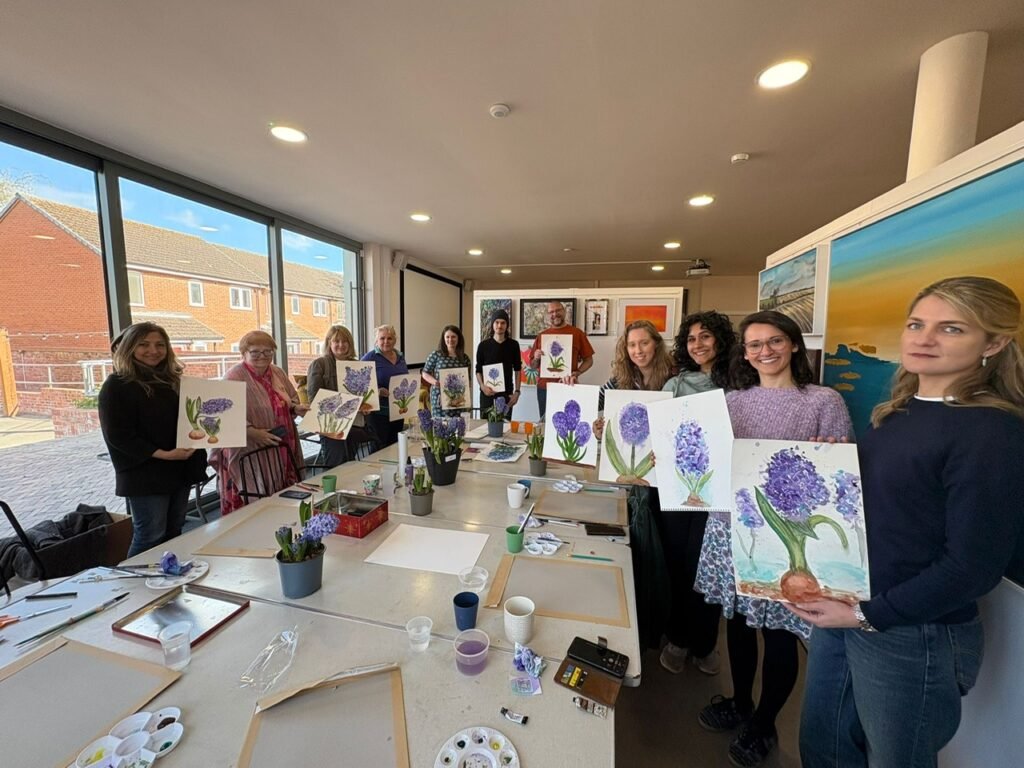 Watercolour art class - hyacinth (April 2026)